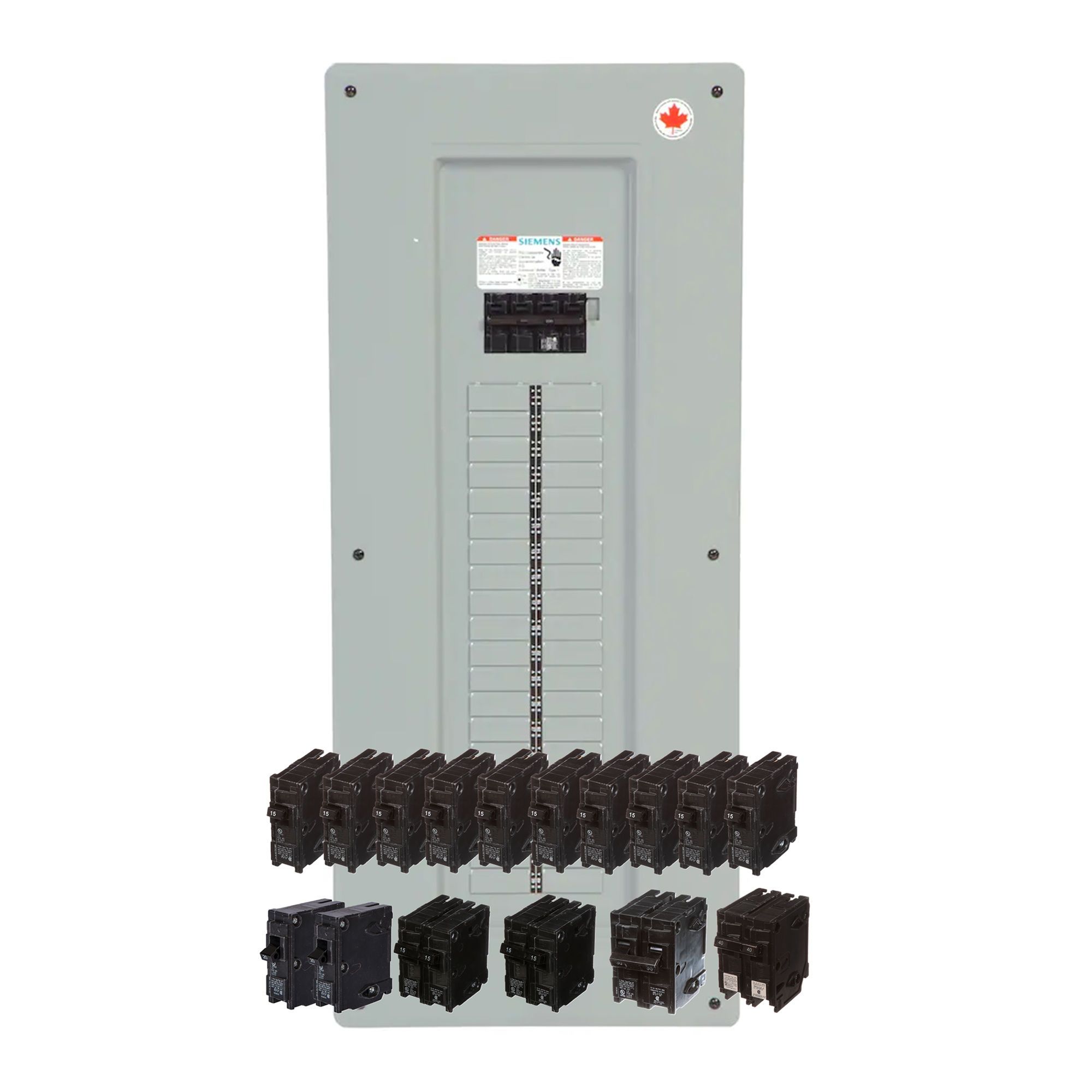 Panneau V-Pack avec disjoncteur, 120-240 V, 200 A, 40/80