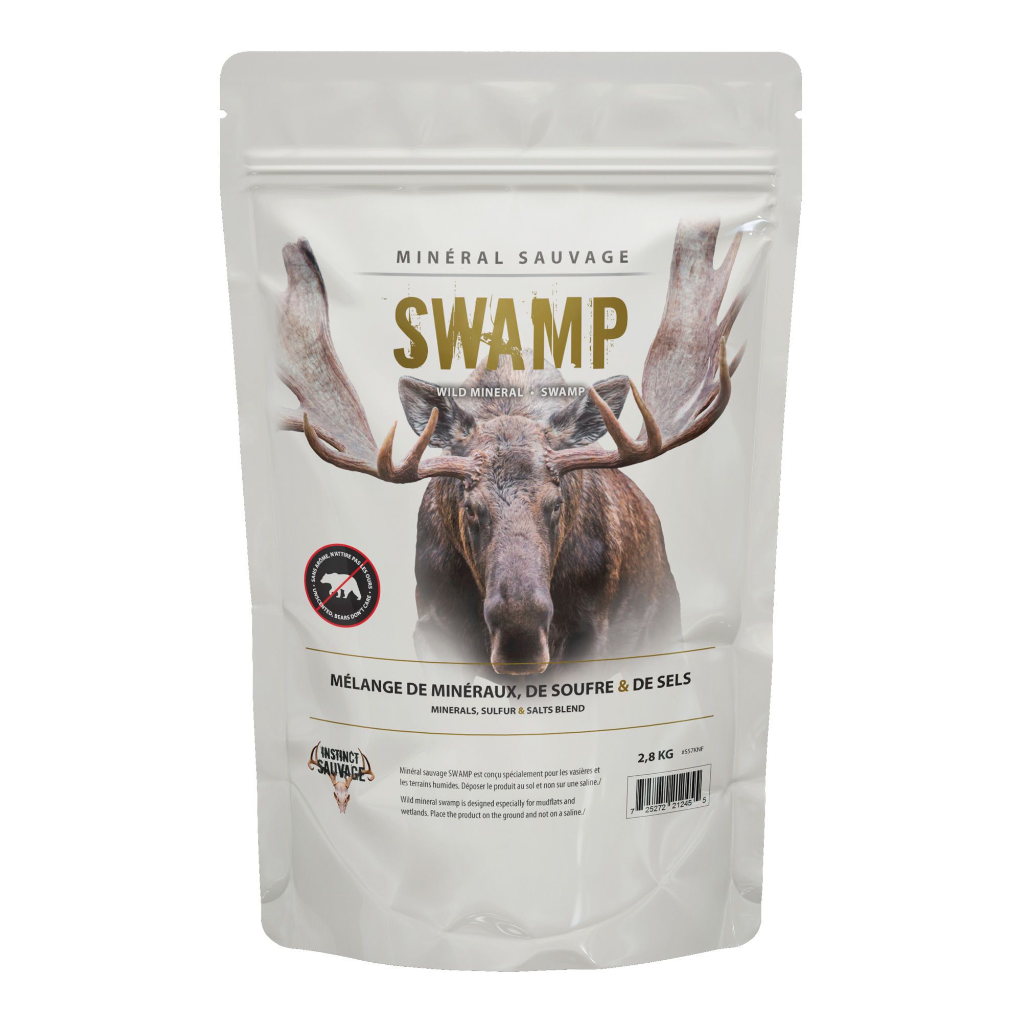 Minéraux pour orignal, sel + souffre, 2,8 kg