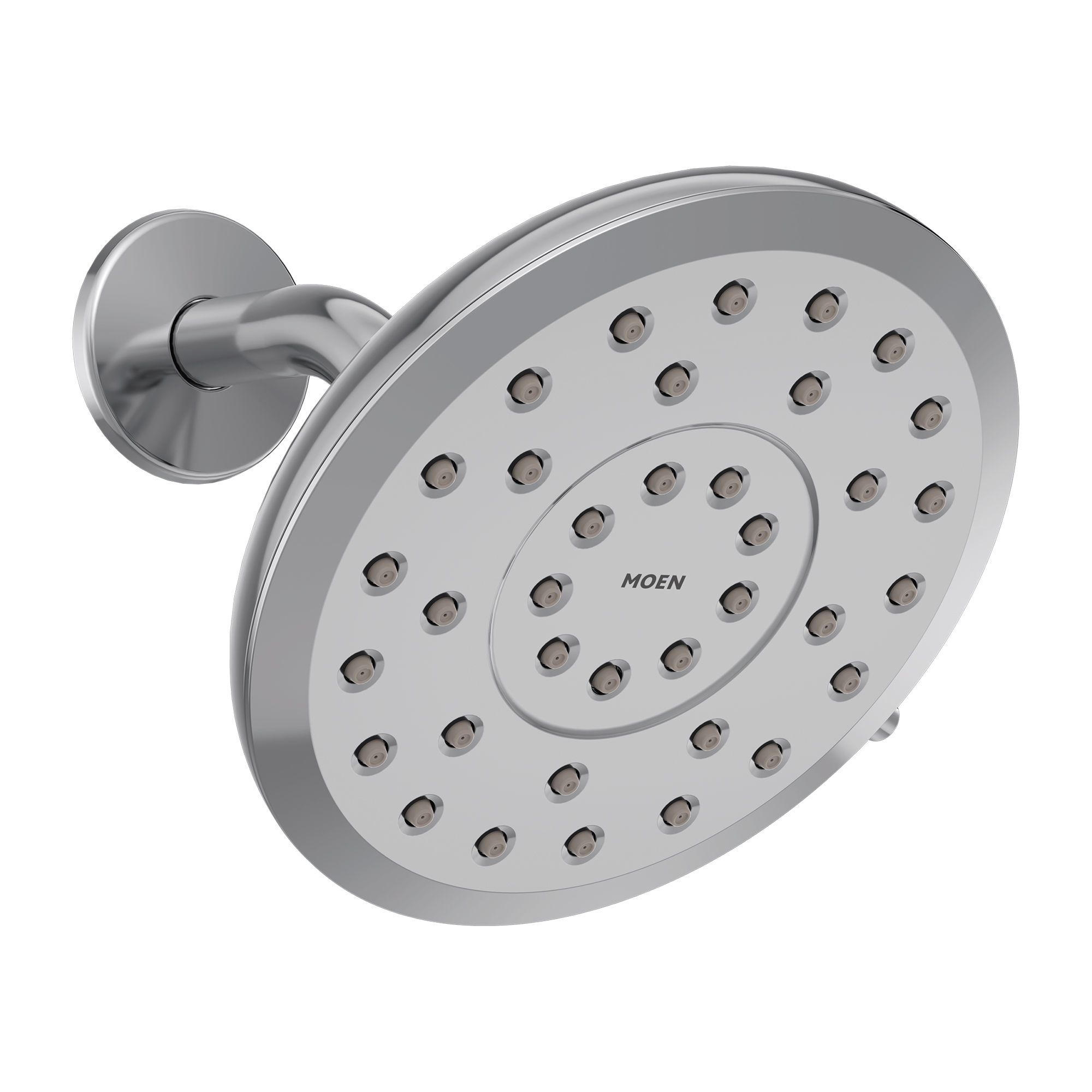 Douche pluie, Verso, chrome, 7"