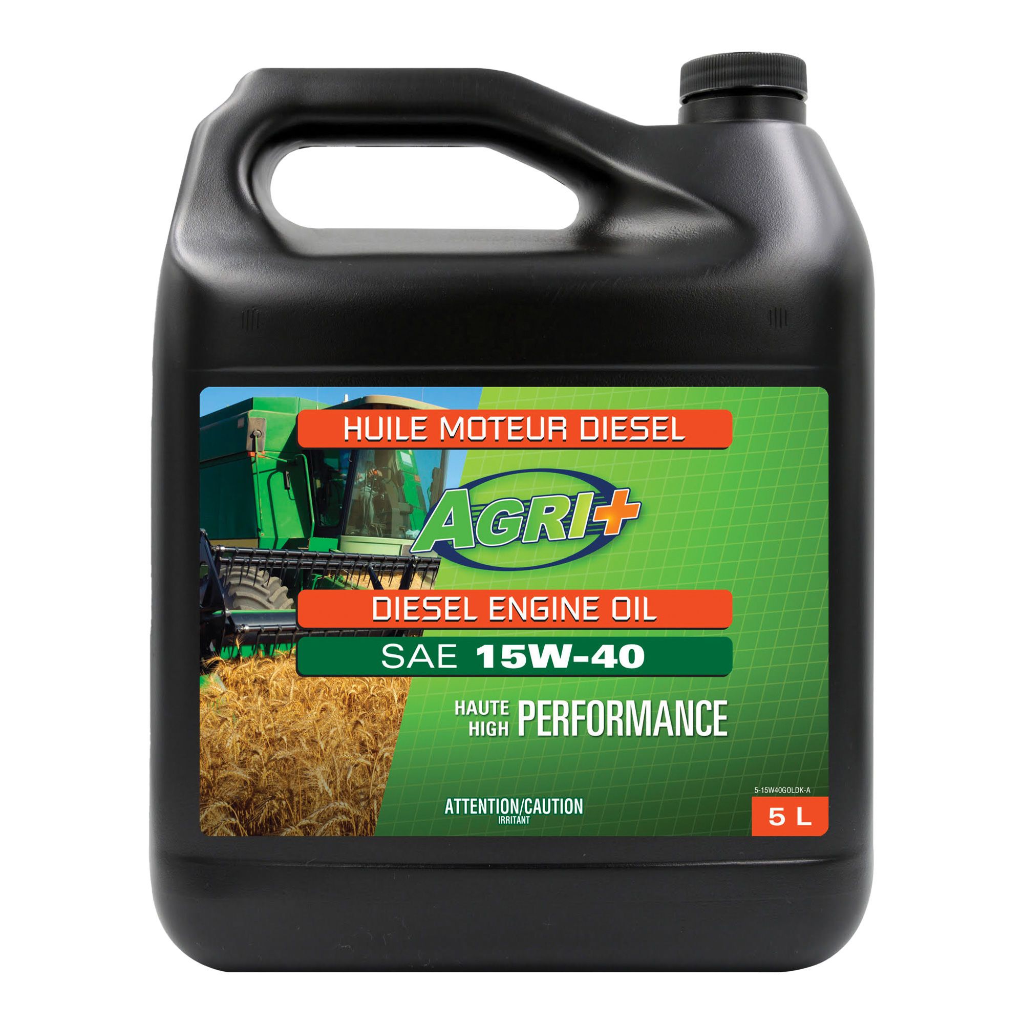 Huile pour moteur diesel 15W40, 5 l