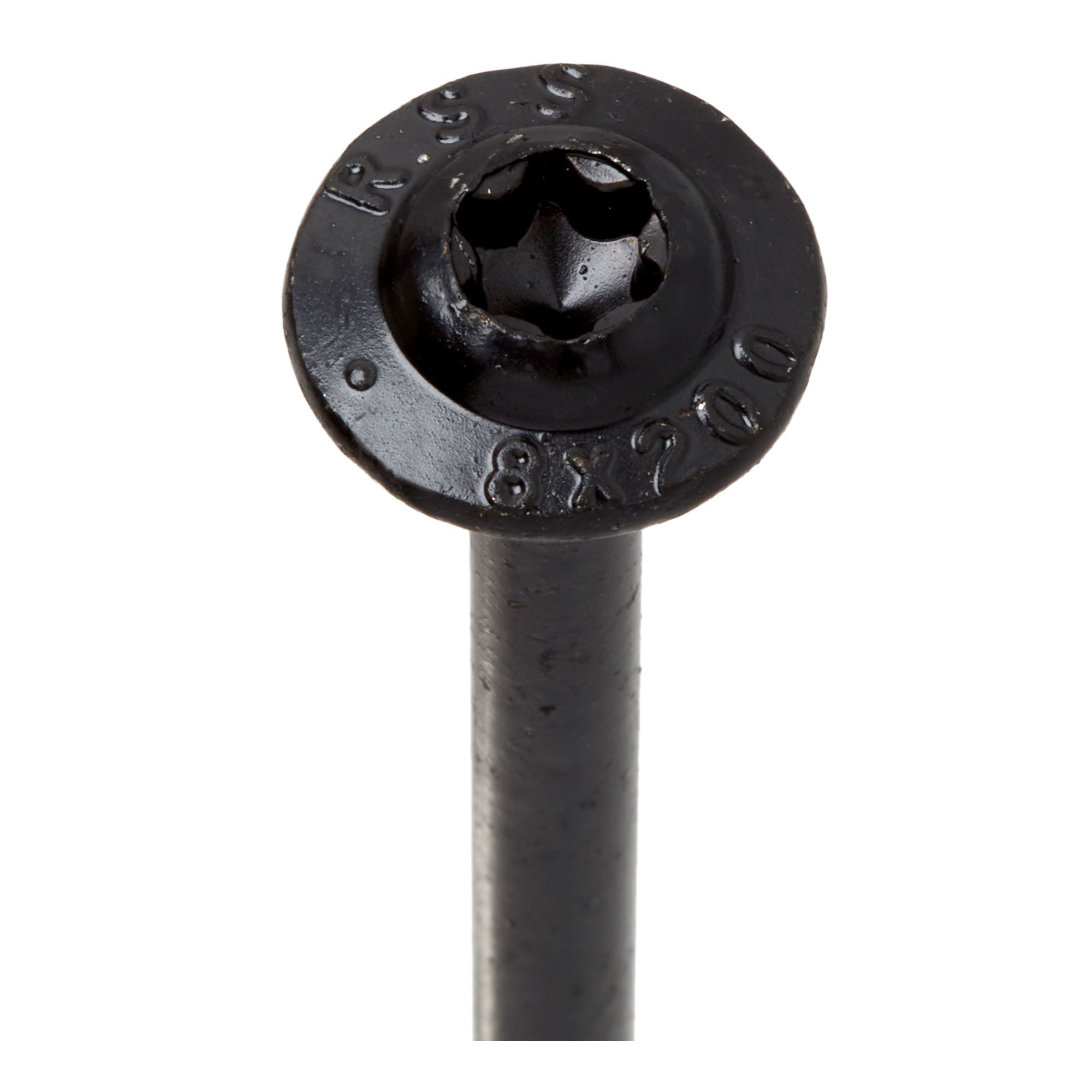 Vis, STR, RSS, noir, 1/4" x 1 1/2", 50/pqt