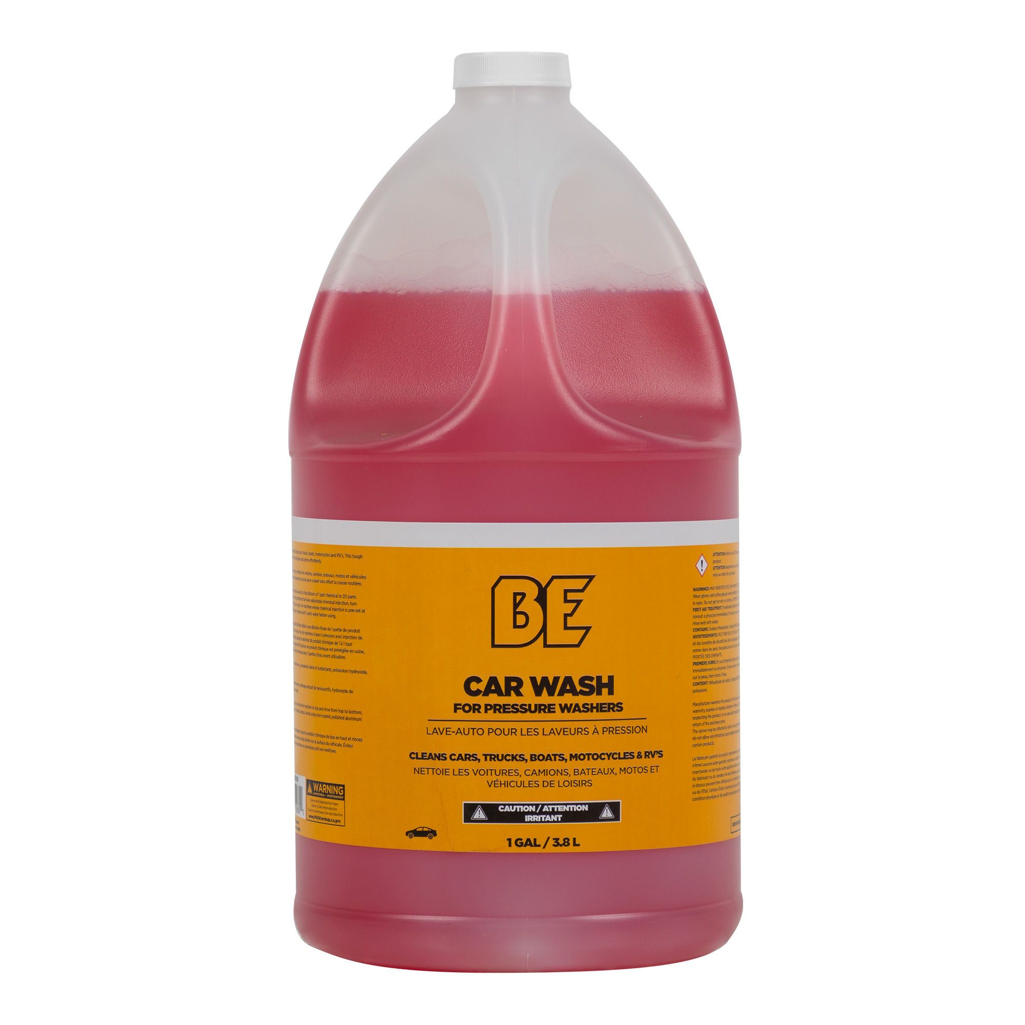 Détergent pour laveuses à pression, voiture, 3,78 L