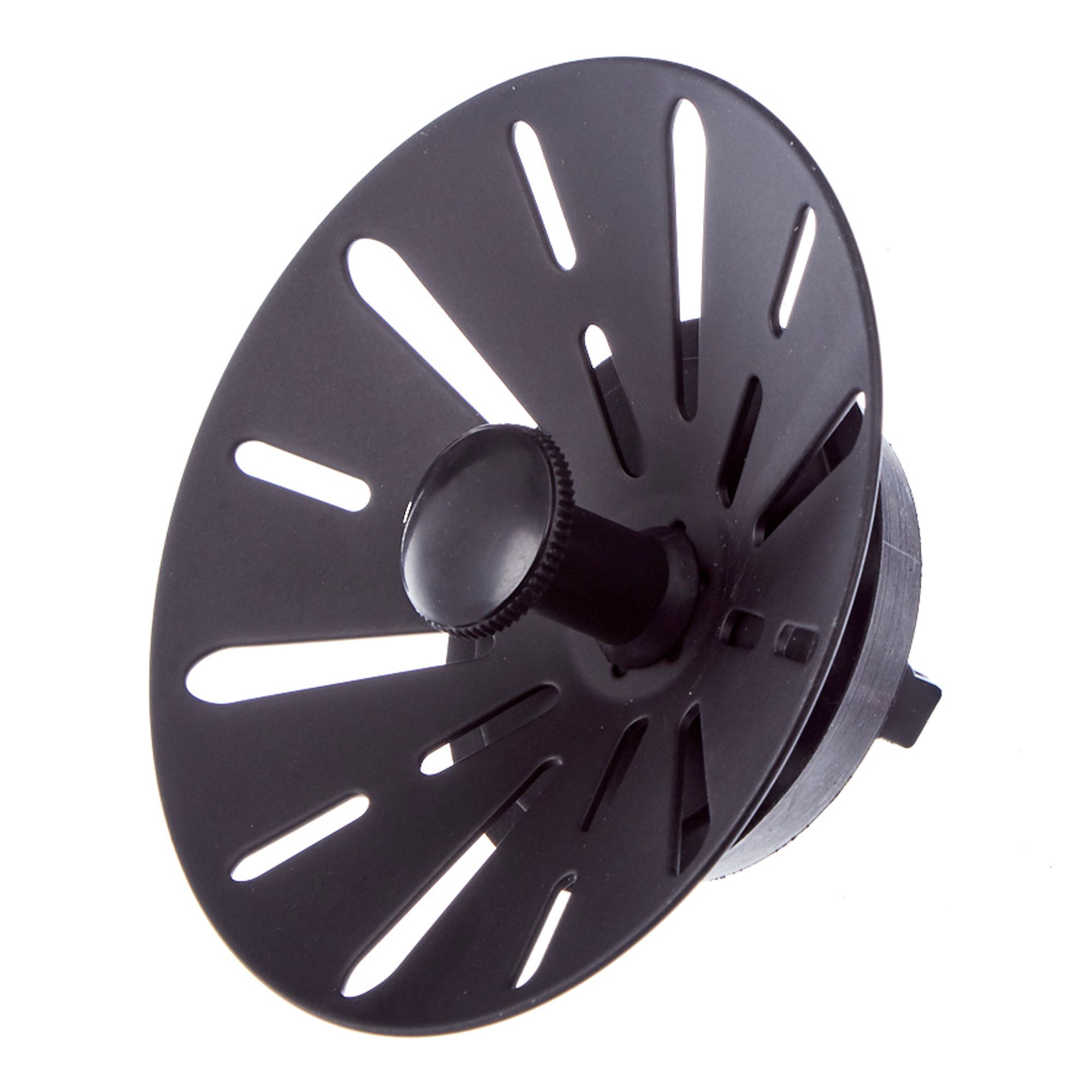 Crépine d’évier conique PRO-FIX™, noir mat 
