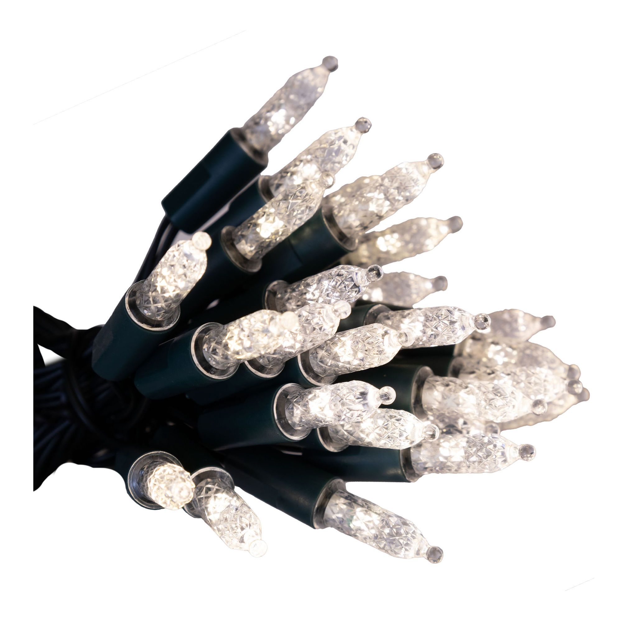 Jeu de lumières de Noël, DEL, 8 fonctions, blanc chaud
