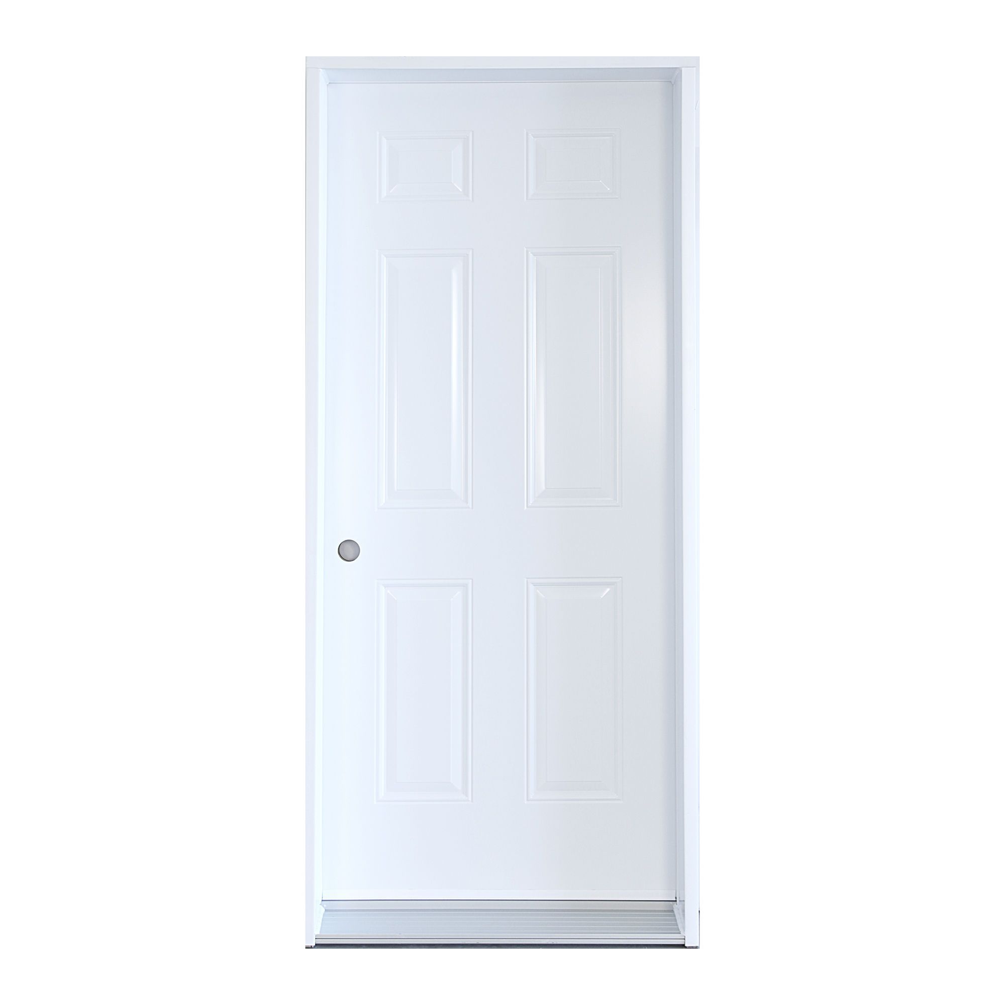 Porte extérieure, B01, droite, blanc, 34"