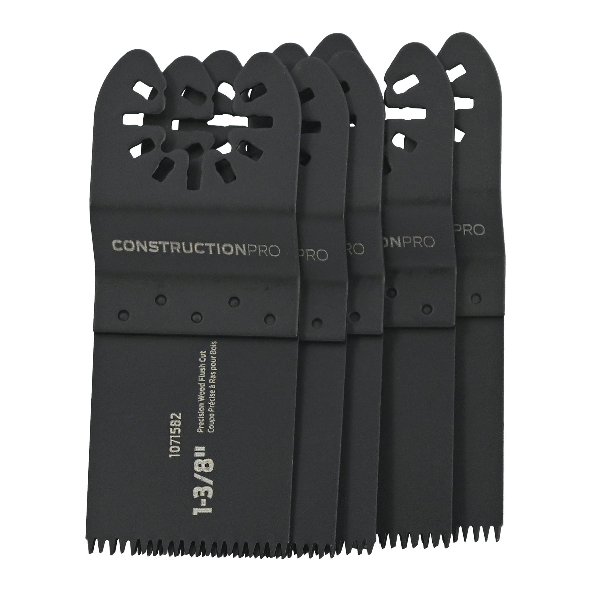 Lames oscillantes, coupe précise à ras pour bois, 1 3/8"