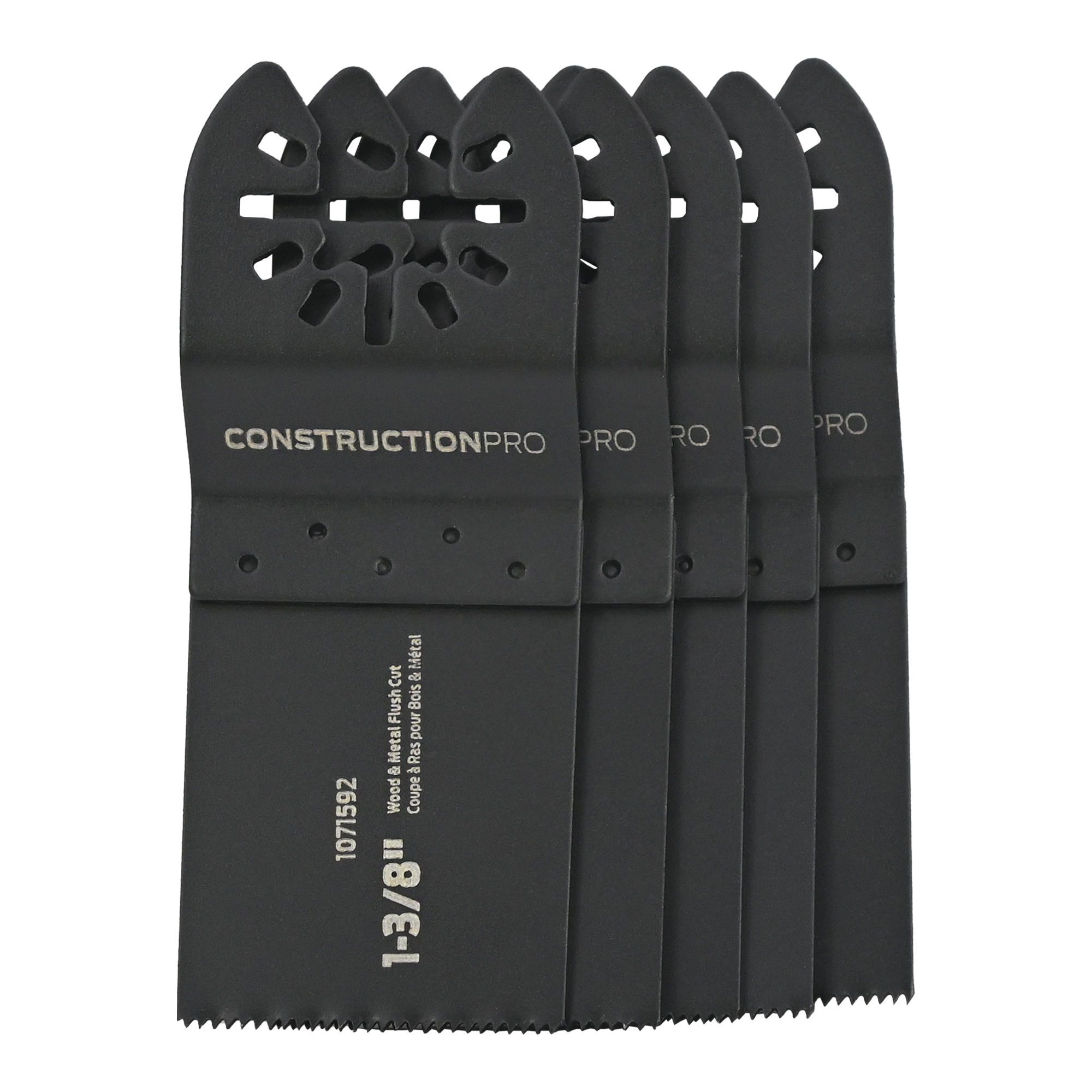 Lames oscillantes, coupe à ras pour bois & métal, 1 3/8"