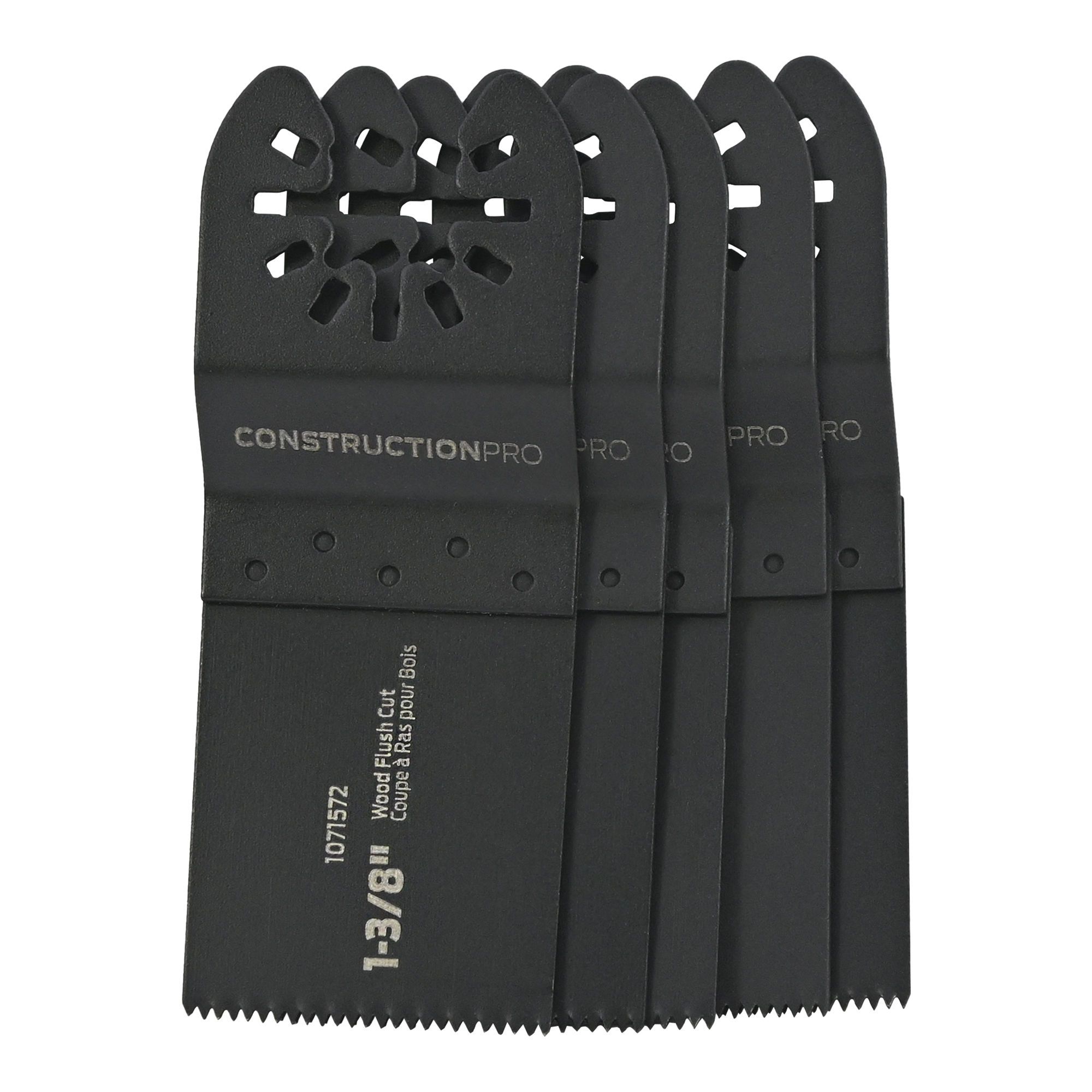 Lames oscillantes, coupe à ras pour bois, 1 3/8"