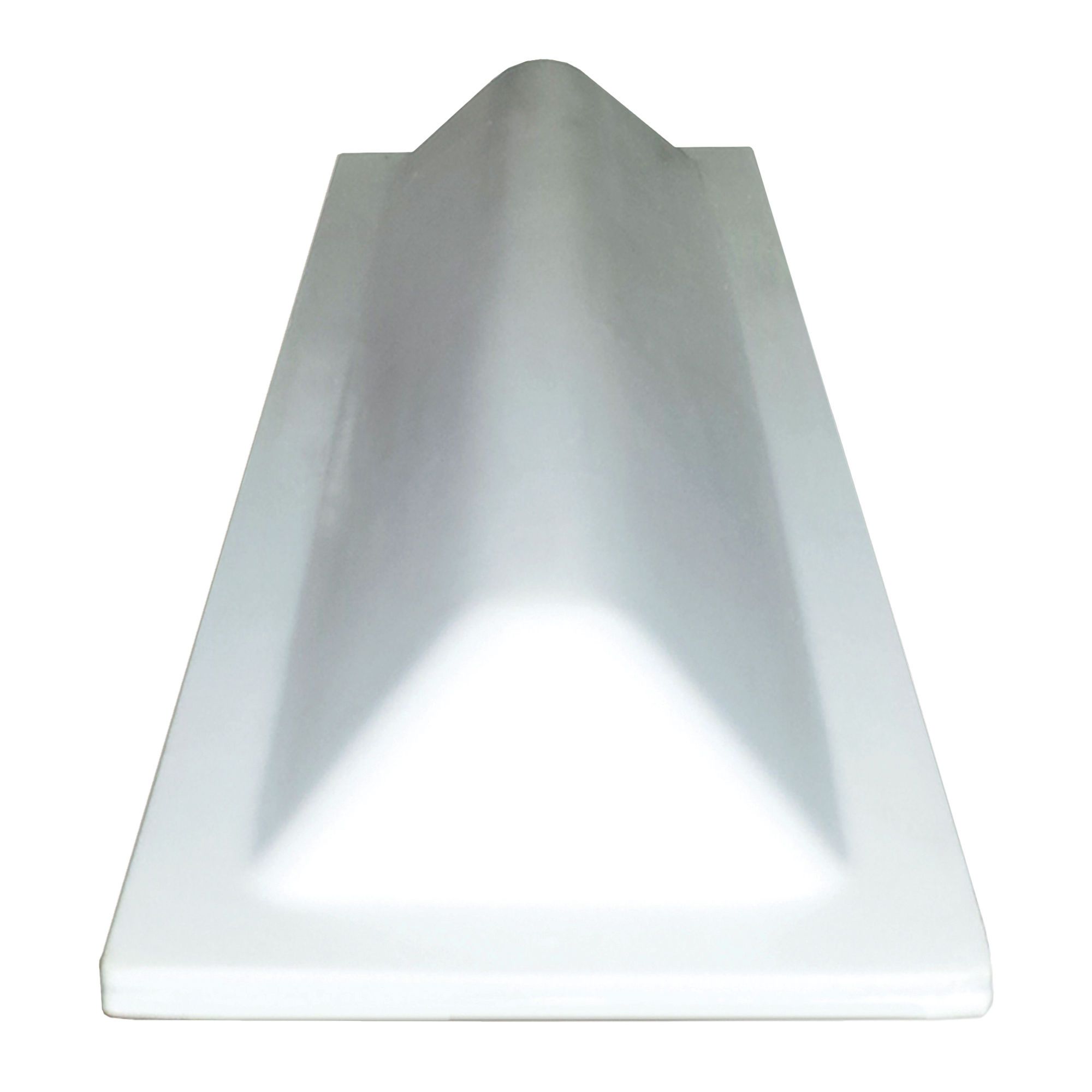 Pare-chocs de quai, plat, blanc, 18 po