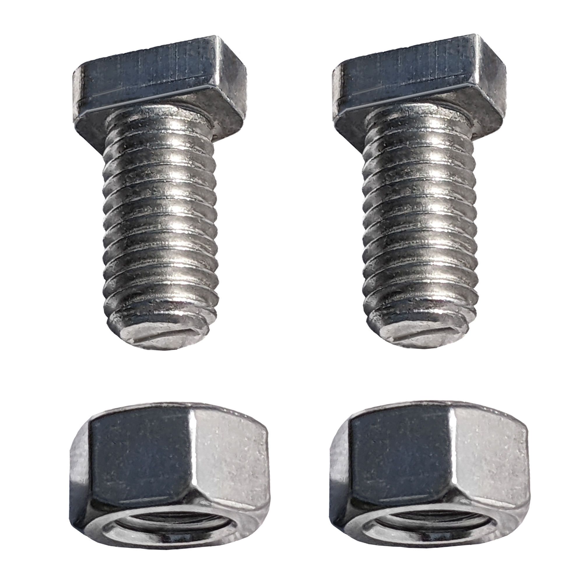 T Bolt and Nut Set, Stainless Steel, 1/2 x 1-in from MULTINAUTIC | BMR