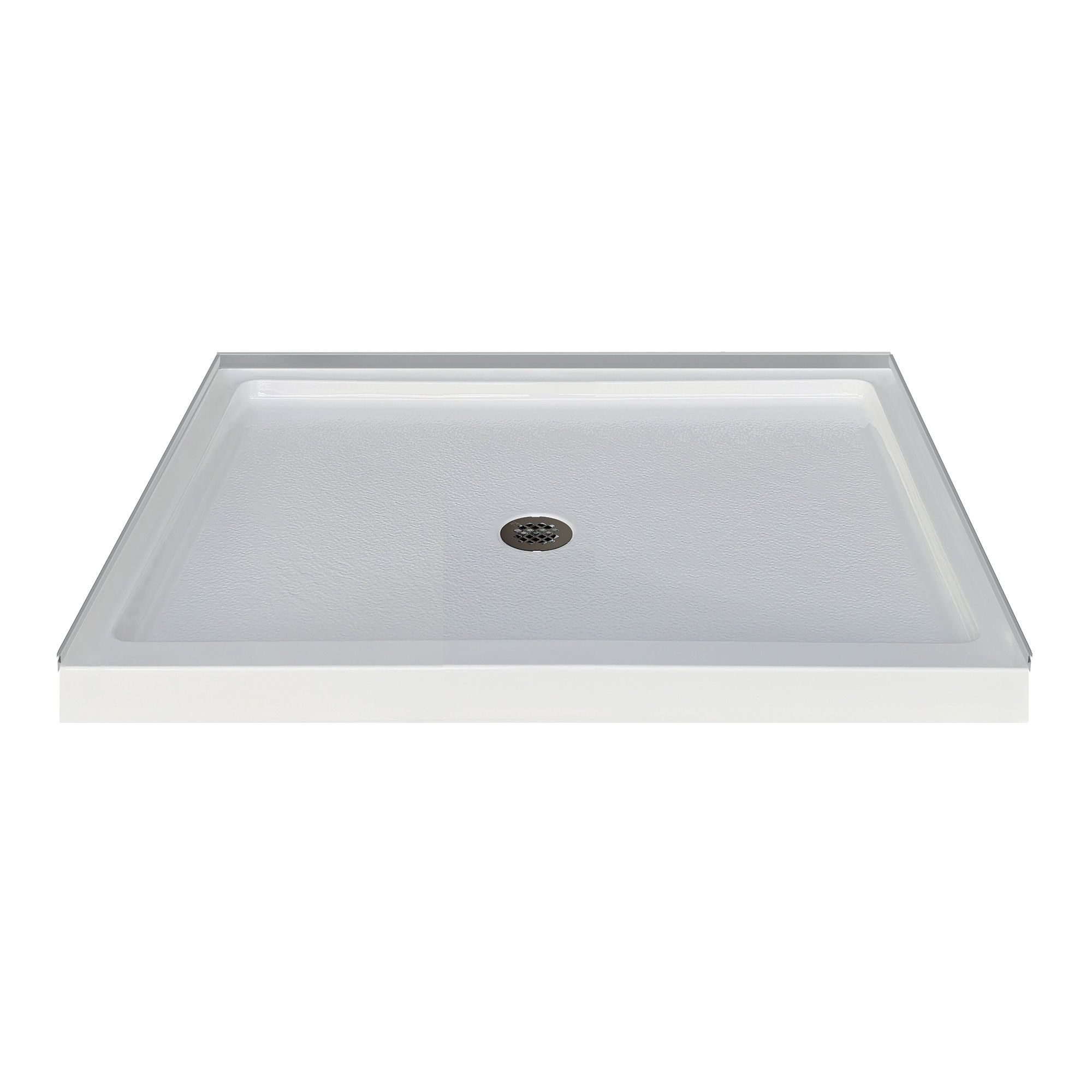 Base de douche Varuna, profil bas, 40" x 32", blanc