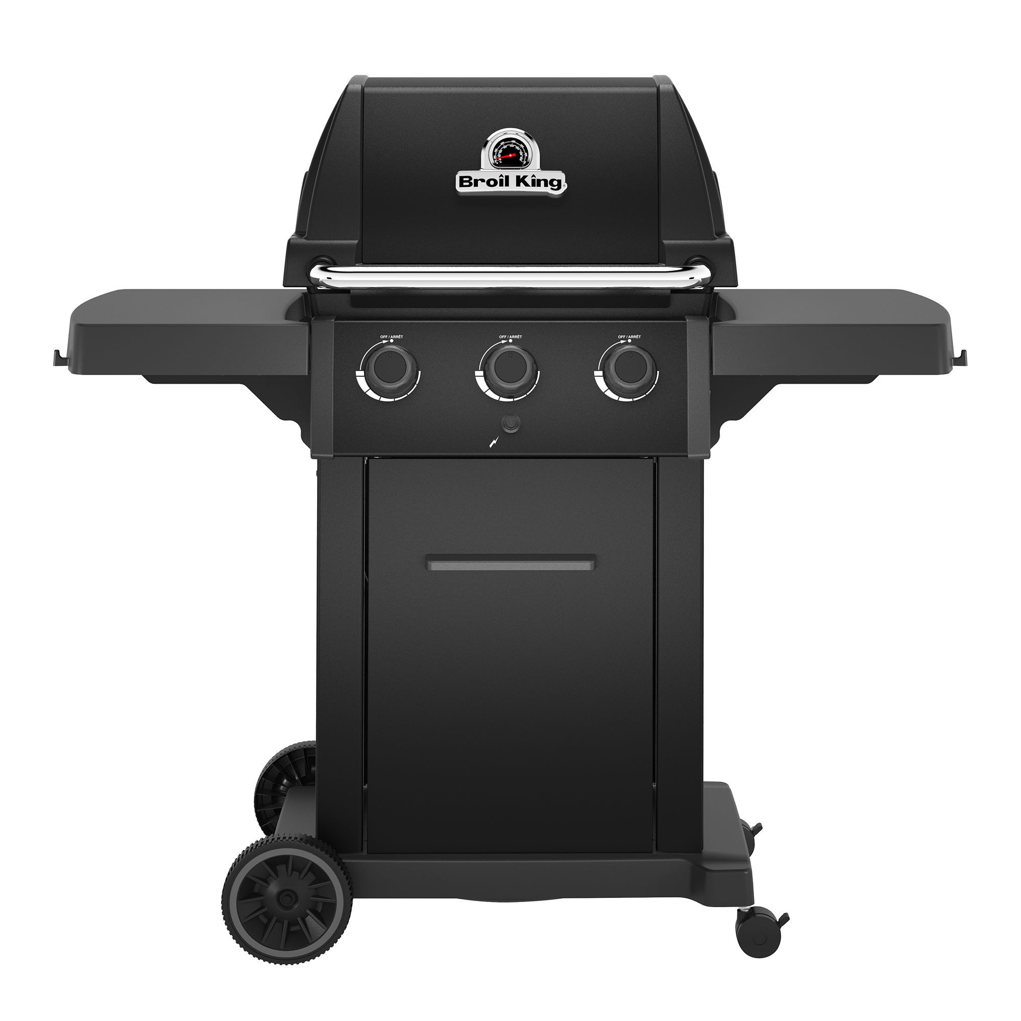 Barbecue au gaz Royal 320 Shadow, 3 brûleurs à double tube, 30 000 BTU