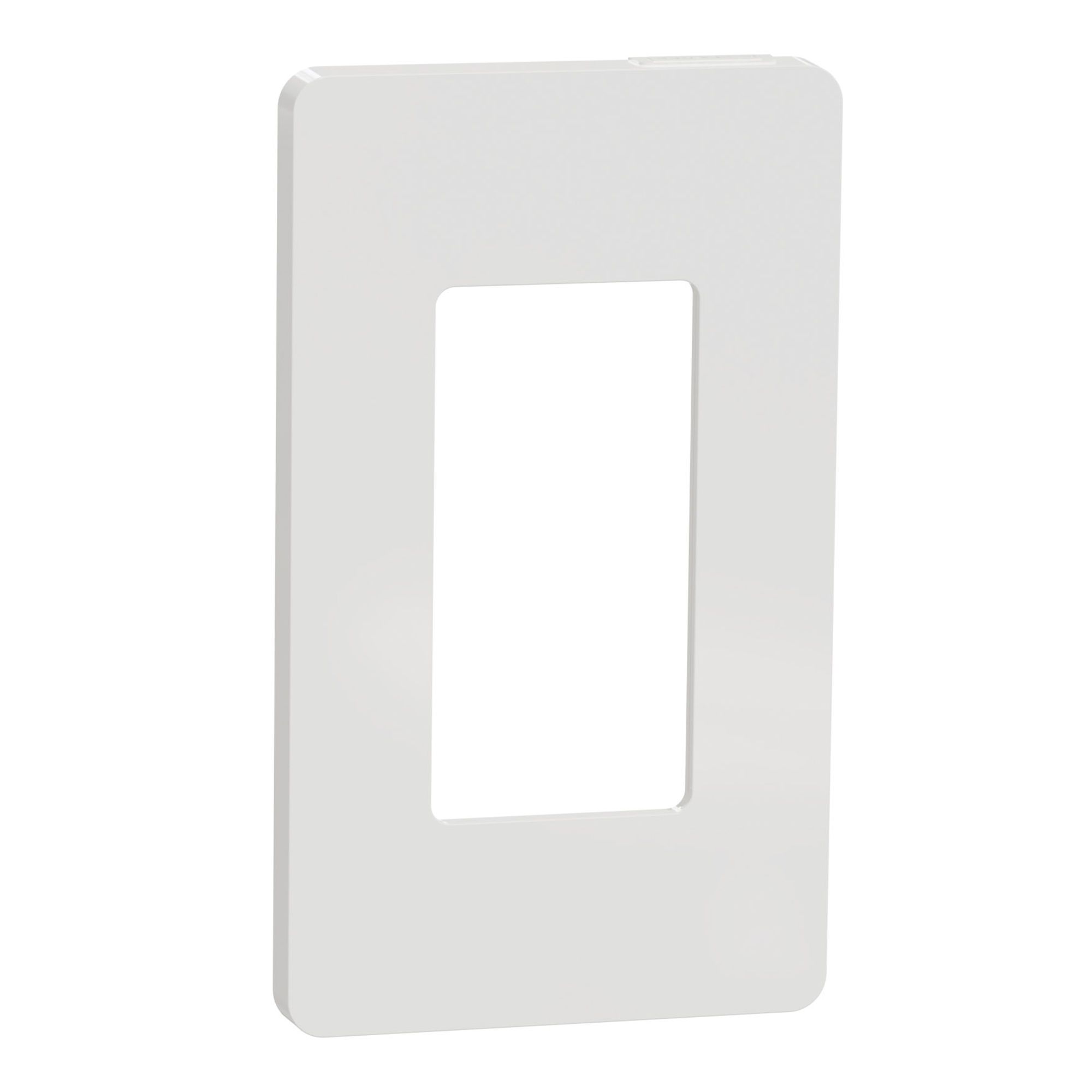 Plaque murale sans vis, simple, blanc