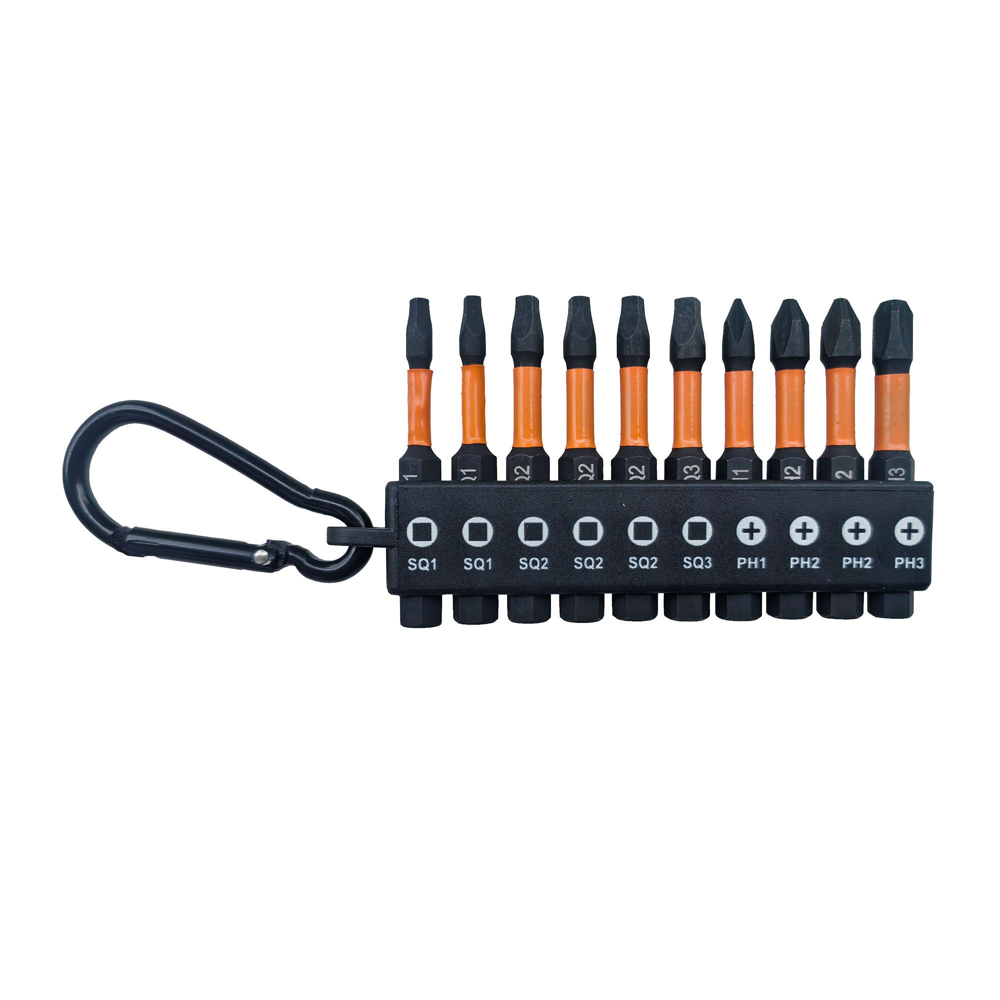 Ensemble d'embouts, PH et SQ, 2", 10 mcx