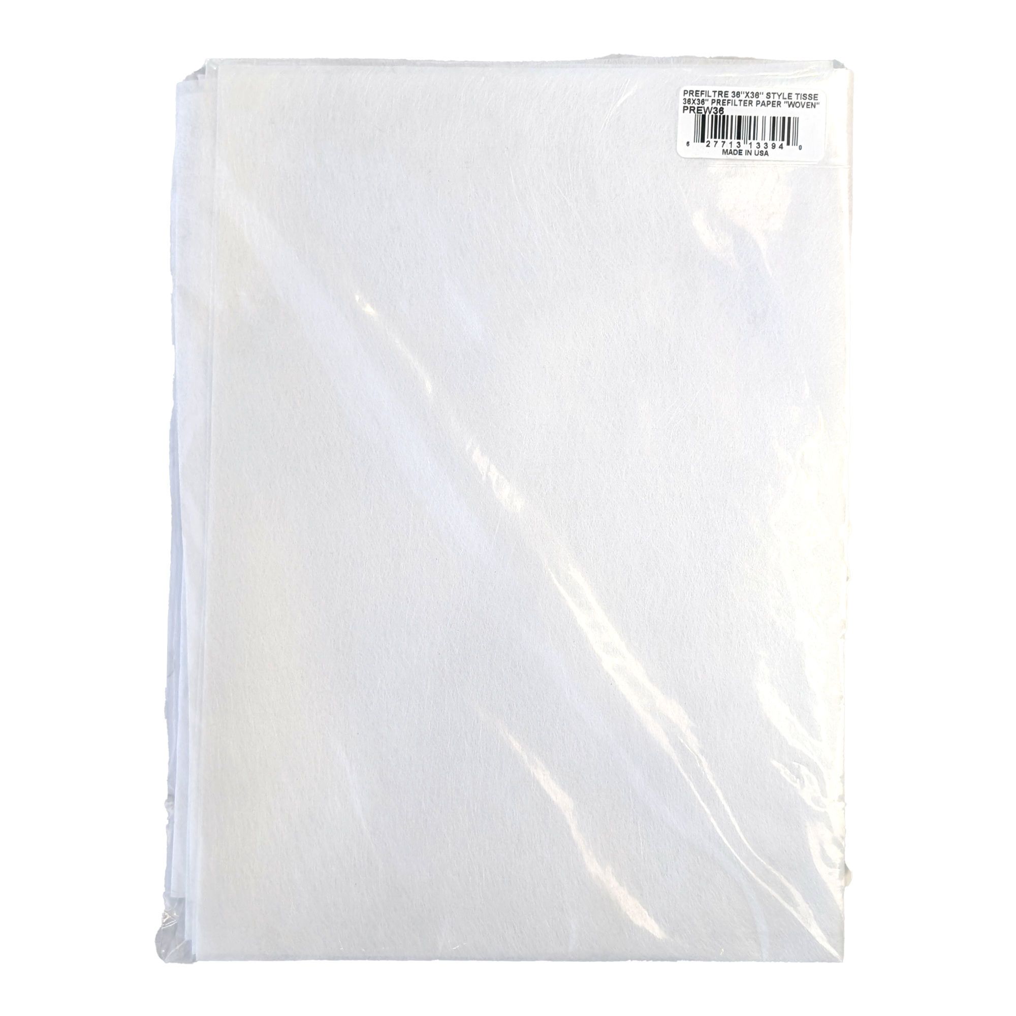 Préfiltre style tissé pour sirop d'érable, 36" x 36"