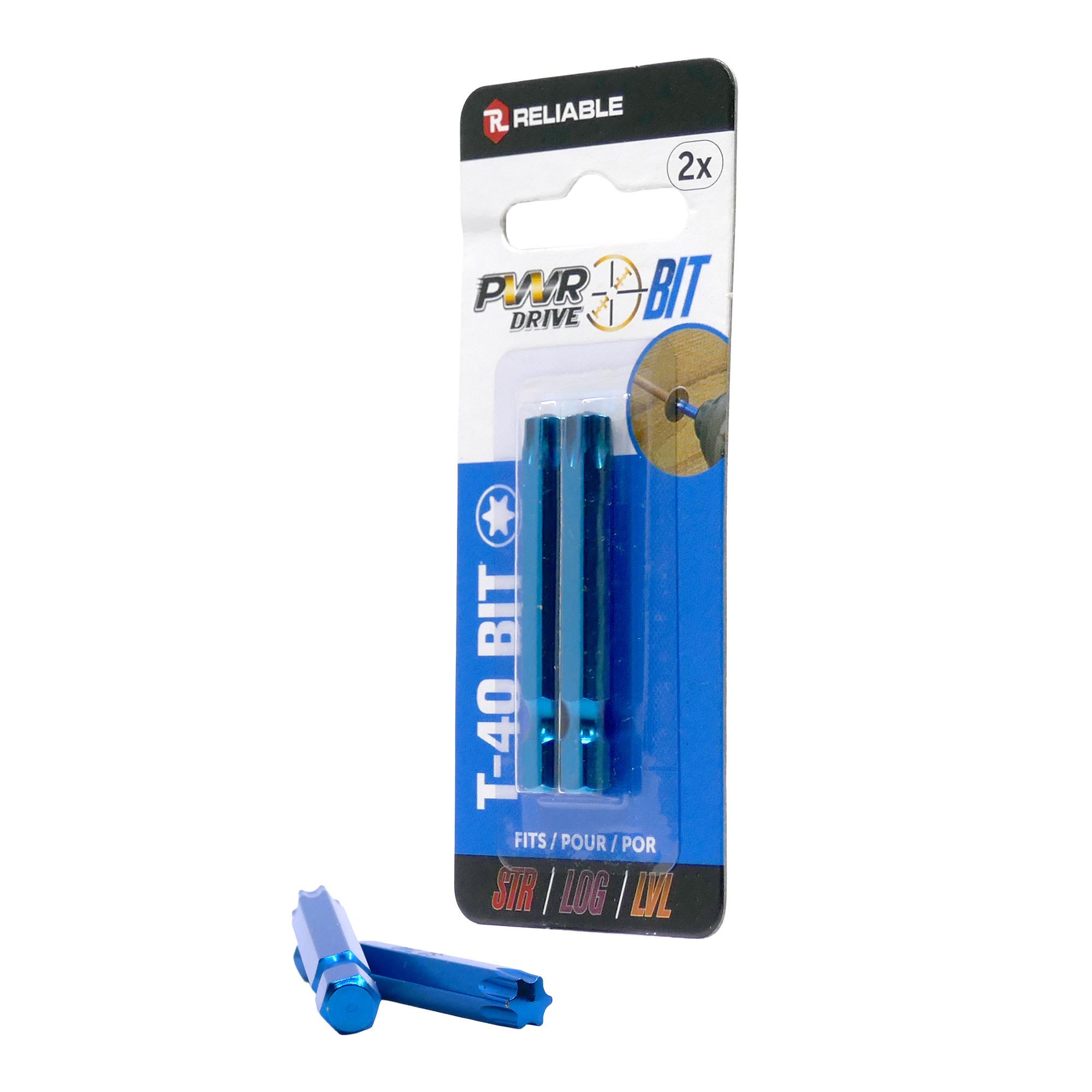 Embouts Torx PWR Drive, T40, 2/pqt