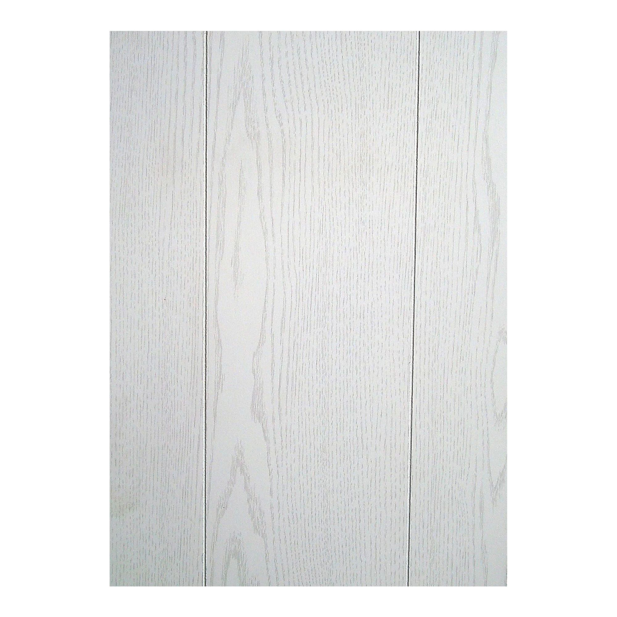Pré-finis sur MDF,  4' x 8', blanc frêne