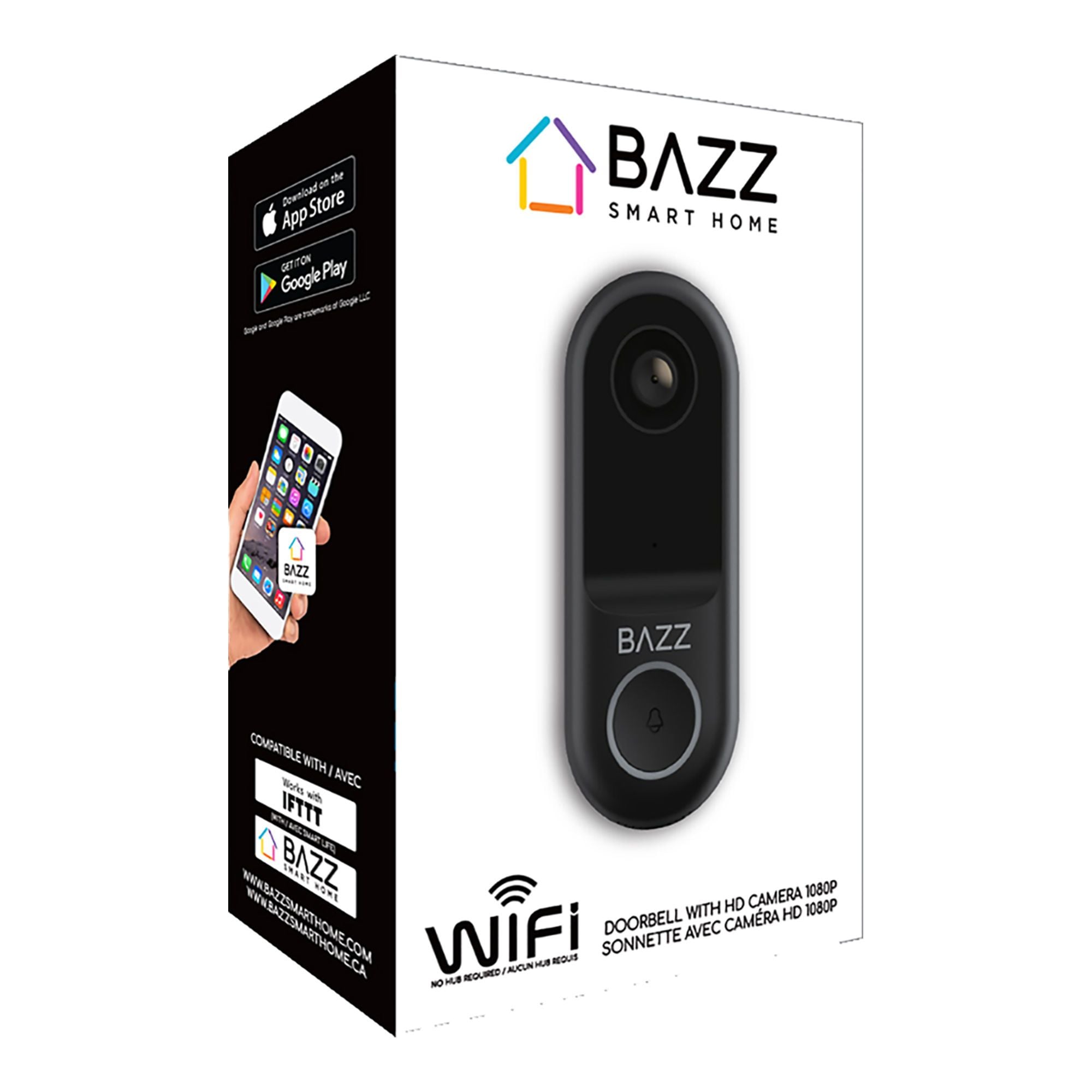 BAZZ Smart Home Wi-Fi Door bell with camera - Thumbnail 2