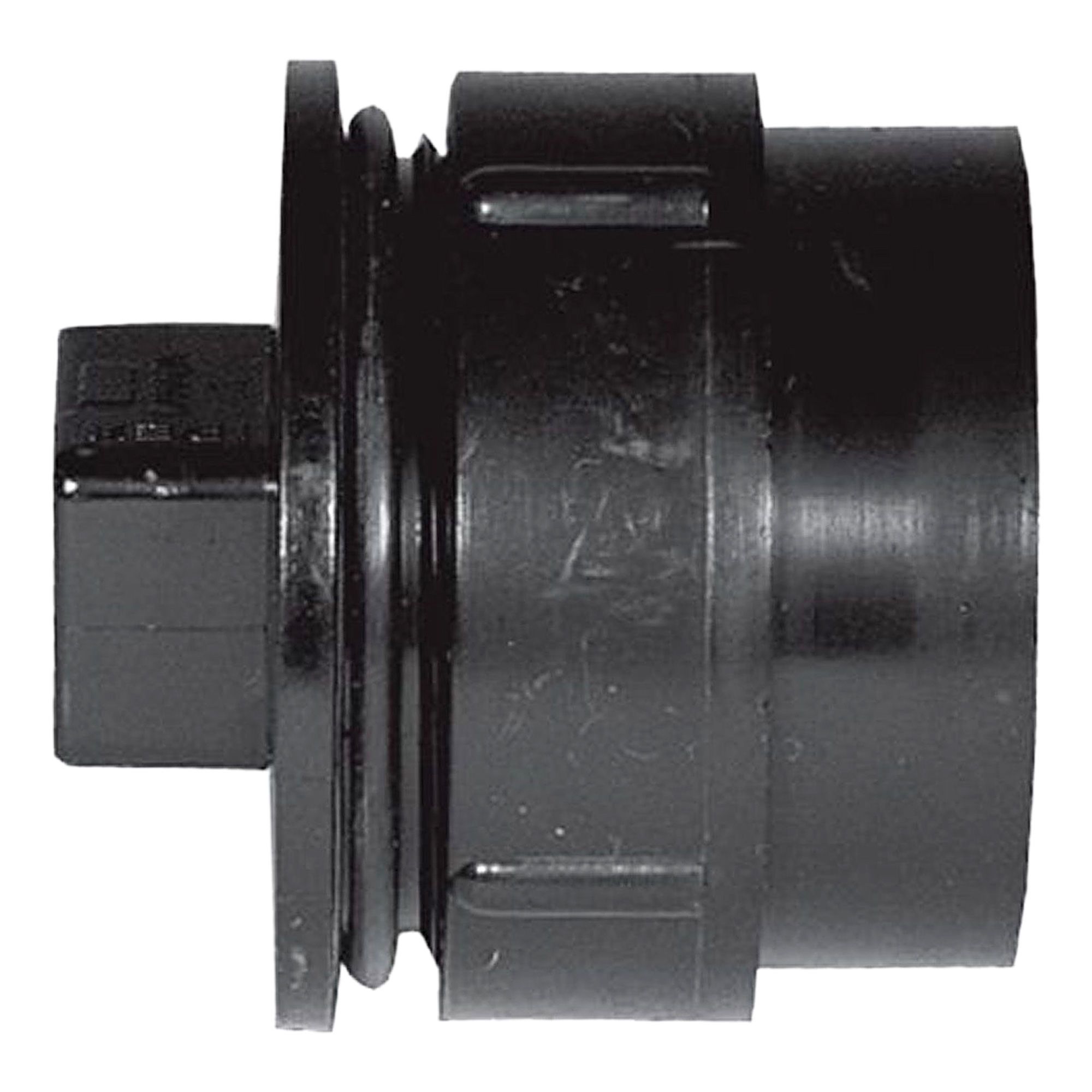 ABS DWV Cleanout Adapter with Plug