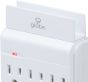 Multiprise murale avec 2 ports USB + support de téléphone