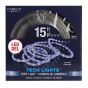 Rope of 120 LED Lights - 15' - Pure White