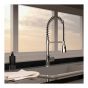 Professio Kitchen Sink Faucet with Swivel Pull-Down Spout - Chrome