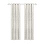 Cassidy Woven Jacquard Curtain with Metal Grommets 84L