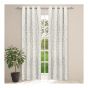 Cassidy Woven Jacquard Curtain with Metal Grommets 84L