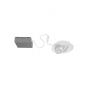DISK TONE Directional Integrated LED Recessed Light Fixture - Matte White