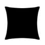 Black Outdoor Cushion 17 "x 17"