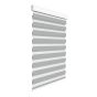 Cordless Zebra Roller Shade with Cassette - Grey - 27" x 72"