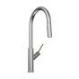 Svelta Kitchen Sink Faucet with Swivel Pull-Down Spout - Stainless Steel