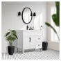Vanity and Sink - Nord - 2 Doors/2 Drawers - Matte White - 36" x 35 3/4"