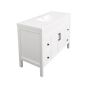 Vanity and Sink - Nord - 2 Doors/4 Drawers - Matte White - 48" x 35 3/4"