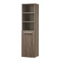Side Cabinet - Relax - 1 Door/2 Shelves - Brown - Right Opening - 15-3/4” x 59”
