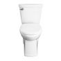 2-piece Single Flush with Seat Décor by American Standard Elongated Bowl Toilet - 4.8 L - White