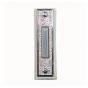 Wired LED Push Button Doorbell - Plastic - Silver
