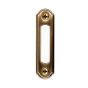 Wired LED Push Button Doorbell - Surface Mount, Antique Brass