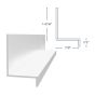 PVC Base Z-Trim for transition between Trusscore Wall Panels and Concrete Floor - White - 10'