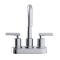 Rafa Lavatory Faucet - 2 Handles - Stainless Steel