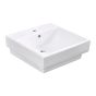 Square Drop-In Sink - 20 1/2" x 20 1/8" - White