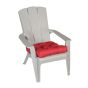 Coussin de chaise Adirondack, rouge, 20" x 20"