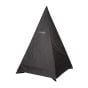 Outdoor Wood Fire Pit - 54'' X 36'' - Pyramidal - Black