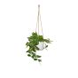 Hanging Plant Pot, Soft Wool, 14 cm