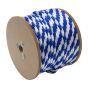 Corde en polypropylène tressée lisse, bleu/blanc, 5/8" x 200'
