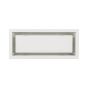 Aria Lite Framed Wall Vent - White - 4" x 10"