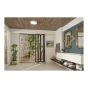 Ventilateur-luminaire décoratif de salle de bain de série Roomside, 80 pi³/min, 0,8 sone