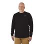 Long Sleeve Hybrid Work T-Shirt - Black - Size Medium