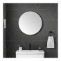 Miroir de salle de bain circulaire, Madrid, entourage DEL blanc, 28"
