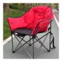 Camping Chair - Heated - 3 Settings - Rechargeable Battery - Red